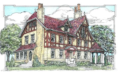 classic tudor house plans.